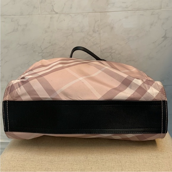 Pink Burberry Nova Check Shopper Tote w/  Pink Burberry Wallet - Picture 6 of 16